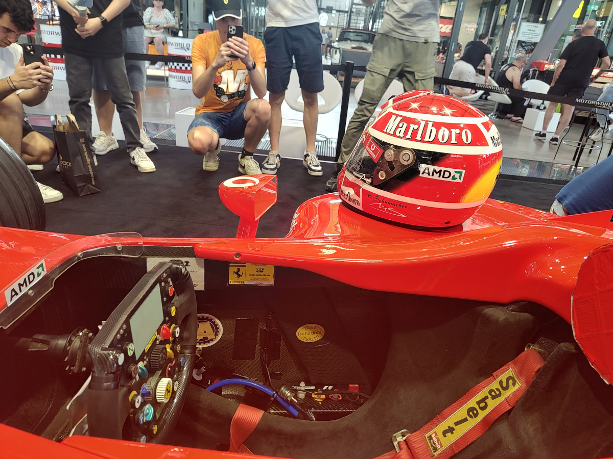 Motorworld Munchen Ferrari Michael Schumacher's car