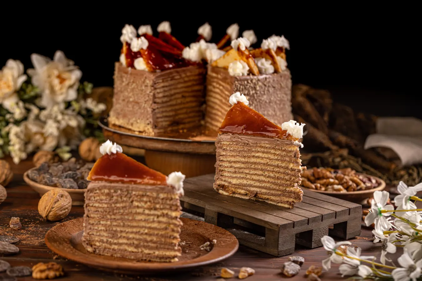 Hungarian desserts Dobos Torte – The King of Hungarian Cakes 