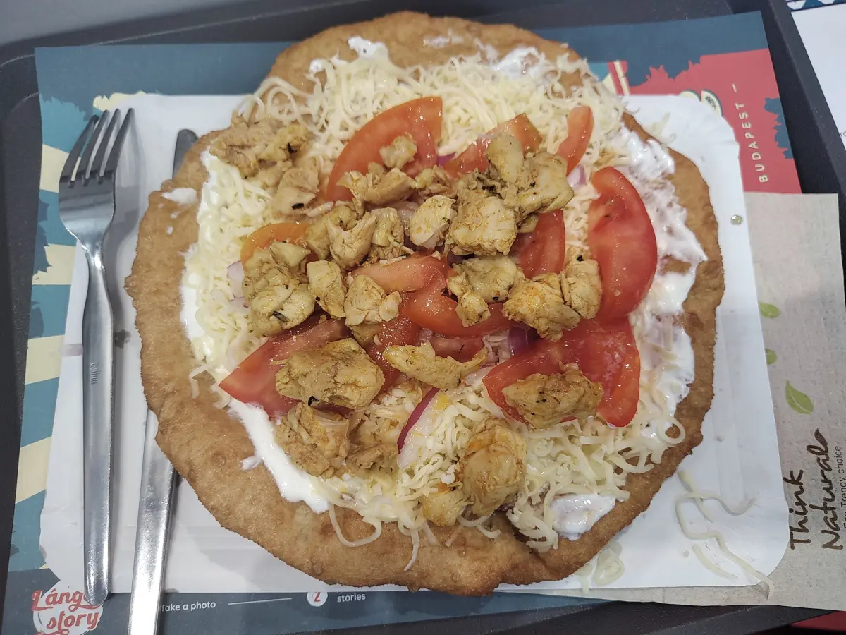 what to eat in Hungary - Lángos