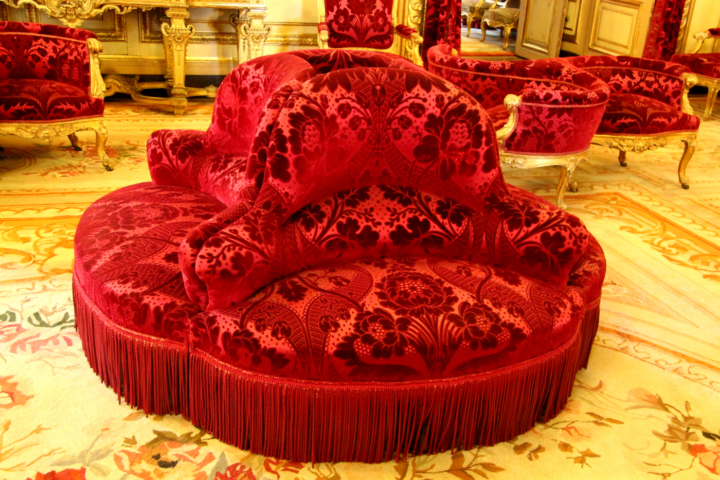 Chairs - Napoleon III's Apartments at the Louvre, Paris - own photo