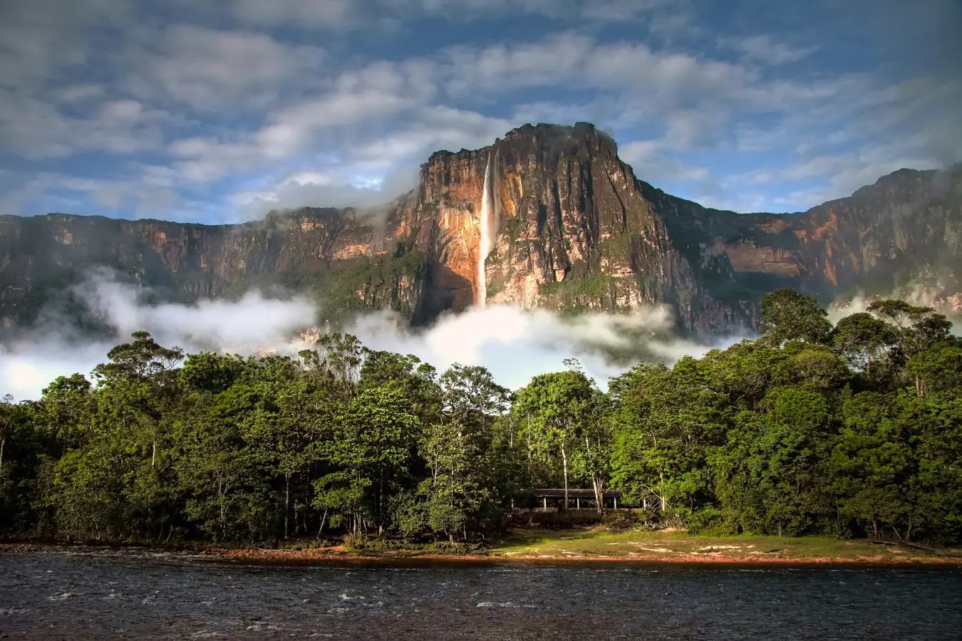 Angel Falls, Venezuela is one of the top waterfalls in the world