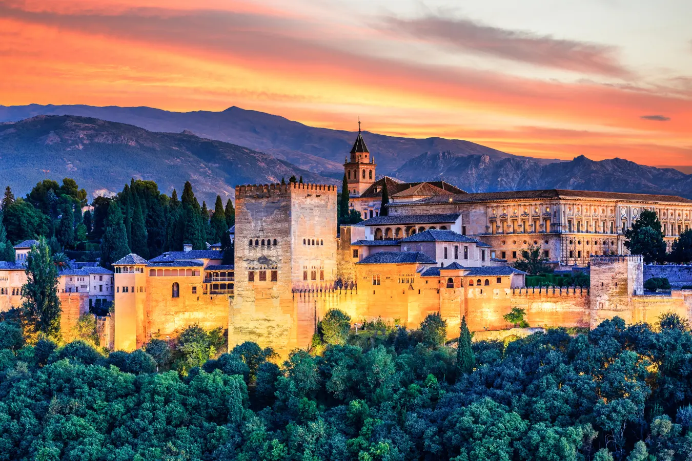 Alhambra, Granada is one of the Spain landmarks
