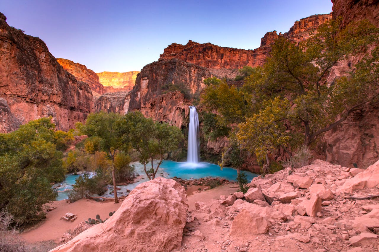 Havasu Falls - bucket list waterfalls to visit before you die
