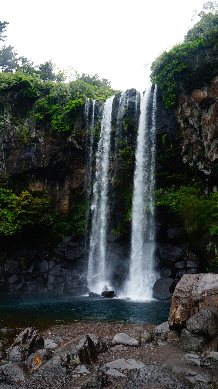 Jeongbang Waterfall, South Korea - top waterfalls in the world