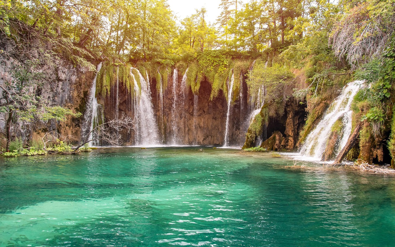 Plitvice Lakes, Croatia UNESCO WOrld heritage Sites Waterfalls in the world