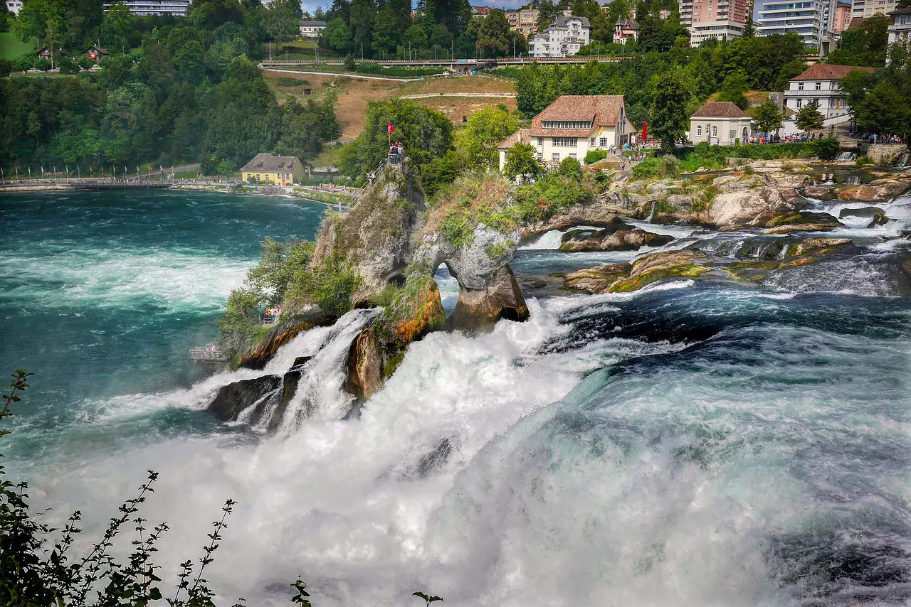 Rhine Falls, Switzerland - best waterfalls in Europe and most beautiful waterfalls in the world