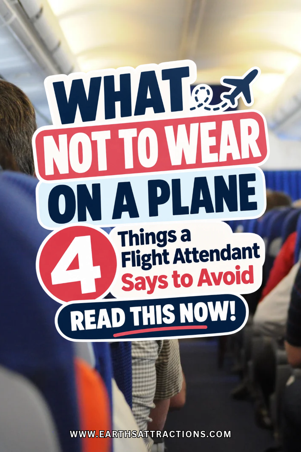 What NOT to Wear on a Plane: 4 Flight Attendant Warnings. Wondering what not to wear on a plane? A flight attendant shared four clothing choices she recommends avoiding when flying, explaining the hygiene concerns, cabin comfort problems, and practical reasons behind her advice. From rompers and jumpsuits to shorts, sandals, and tops that leave you freezing in the cabin, discover which airplane outfits may be less practical than they seem. This guide also covers what to wear on a flight instead, including comfortable layers, breathable clothes, and closed-toe shoes. Save these flight attendant travel tips before choosing your next airport outfit!