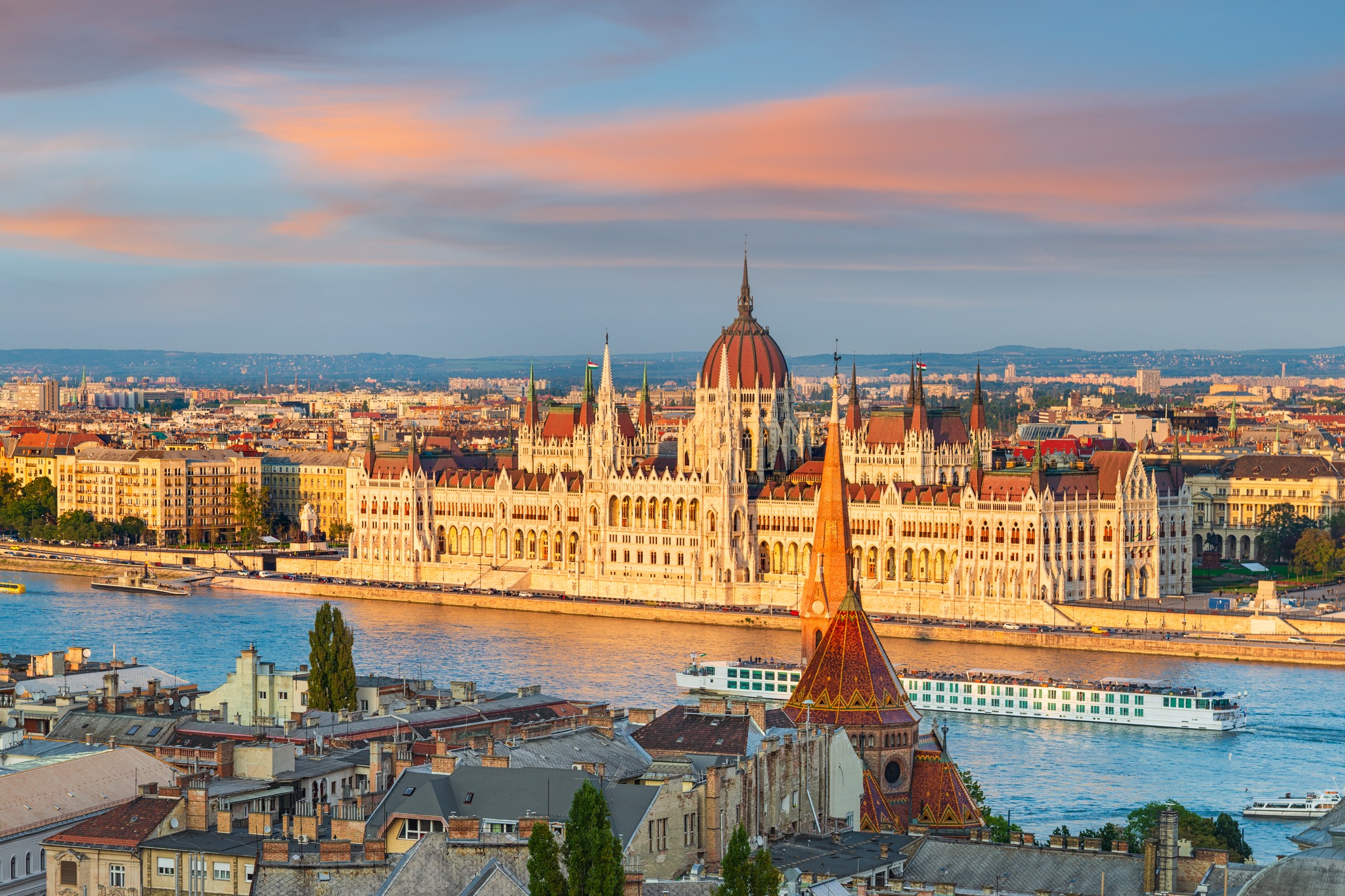 The majestic Hungarian Parliament on a clear day—one of the many faces of this incredible city that we explored over 48 hours