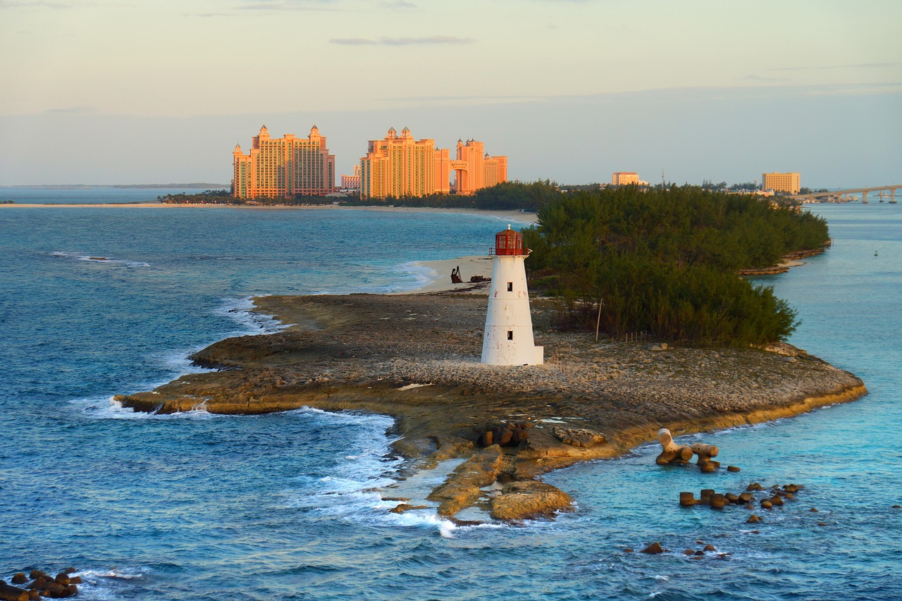 Bahamas - Lighthouse for an article about places people mistake or confuse like Bahamas and Bermuda