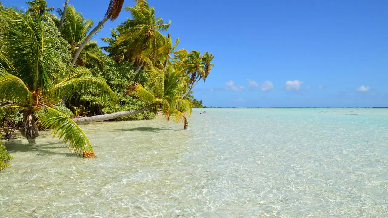 Aitutaki Lagoon in the Cook Islands in the South Pacific Ocean. 15 Famous Places Named After People - But Do You Know Who They Were?