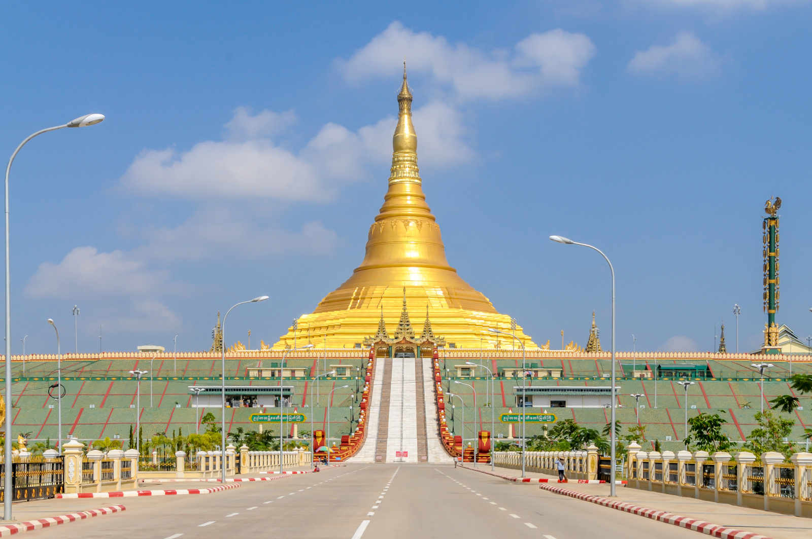 Uppatasanti Pagoda in Capital City Naypyidaw, Myanmar for an article with 200 World Capitals Quiz Questions and Answers