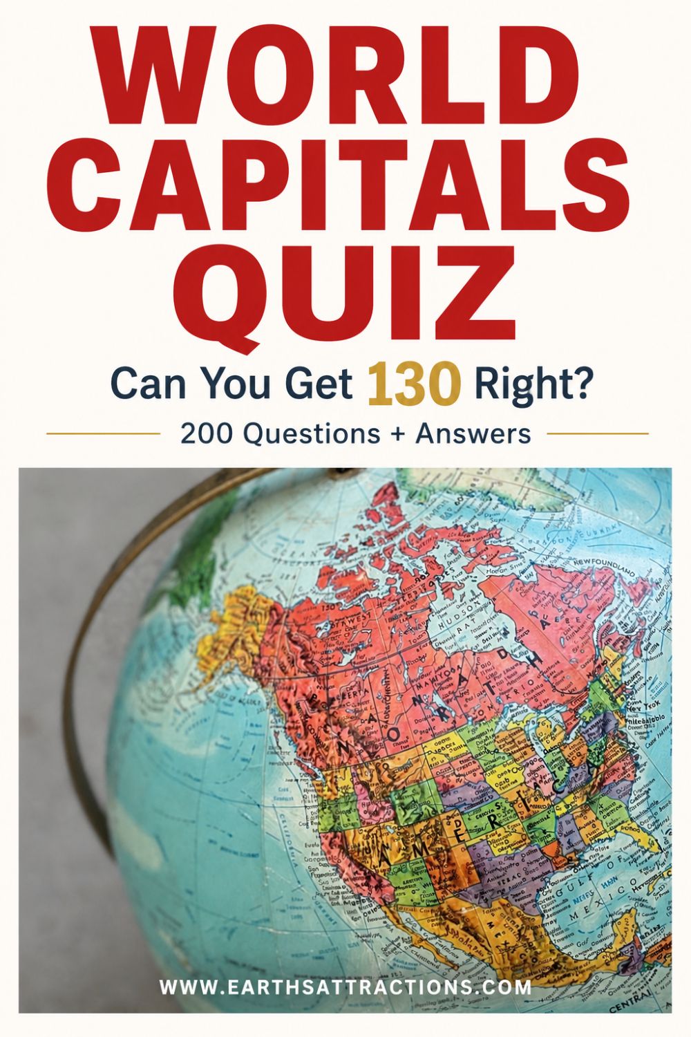200 World Capitals Quiz — How Many Do You Actually Know? A 200-question world capitals quiz with answers, starting with easier capital cities and moving into harder geography trivia, changed capitals, island nations, Africa capitals, and famous cities people often confuse for capitals. Use it for trivia night, classroom games, family quizzes, road trips, or your own geography challenge. #WorldCapitalsQuiz, #GeographyQuiz, #TriviaQuestions, #TriviaNight, #CapitalCities, #WorldGeography, #QuizQuestions, #FamilyGames, #TravelTrivia, #GeographyTrivia