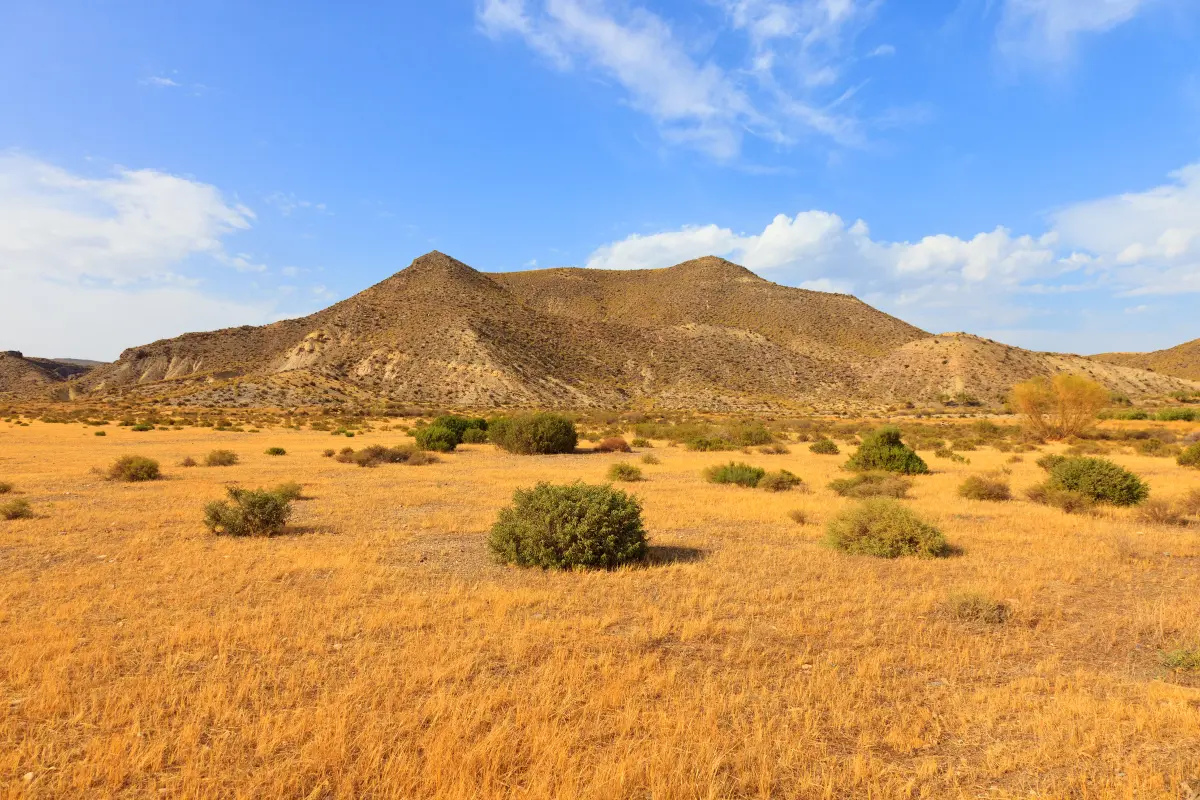 Tabernas desert, Andalusia, Spain a famous movie location, continental Europe's only desert for fun facts about Spain