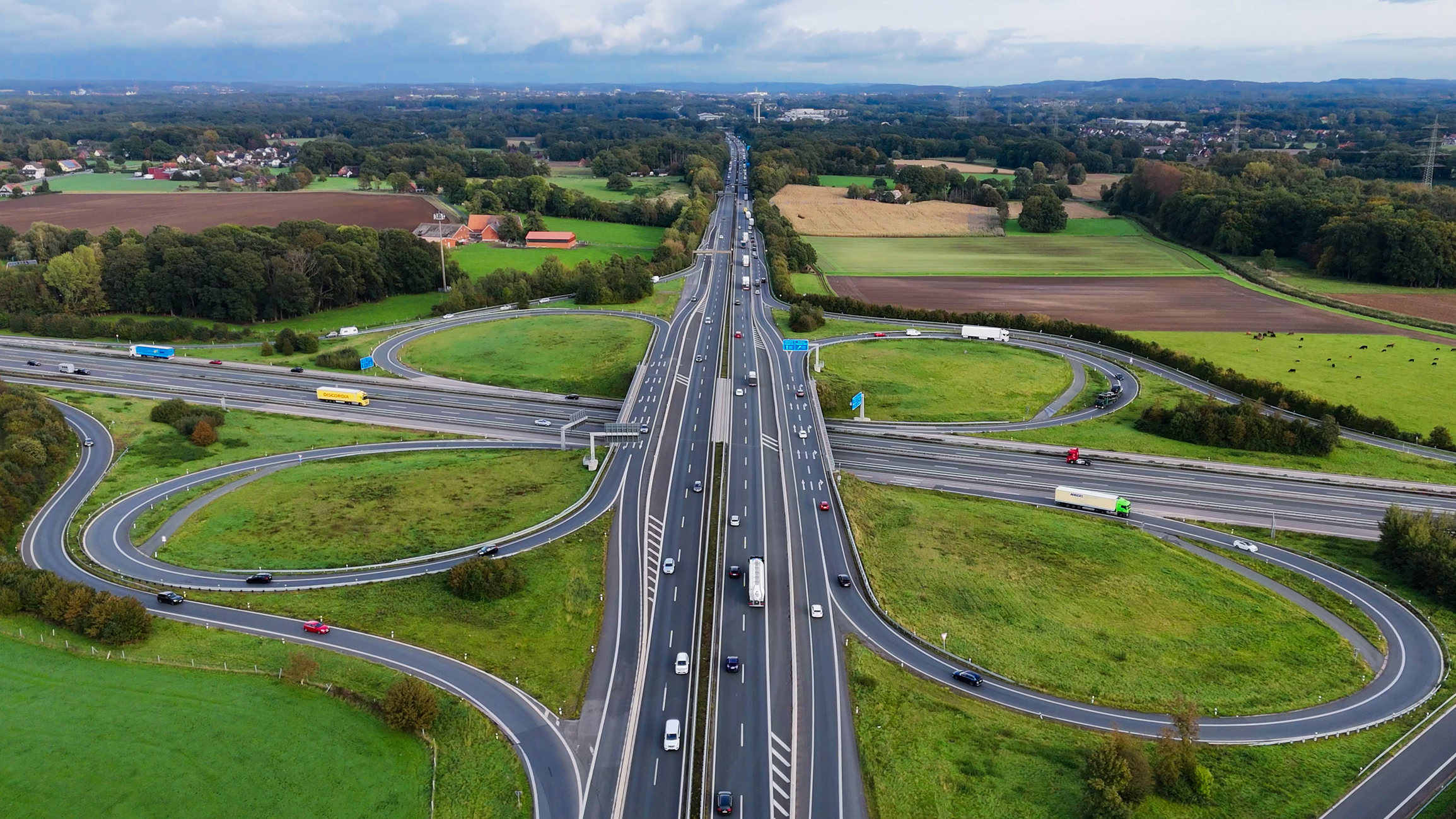 aerial cloverleaf Autobahn junction for Mistakes to Avoid When Driving in Germany for the First Time