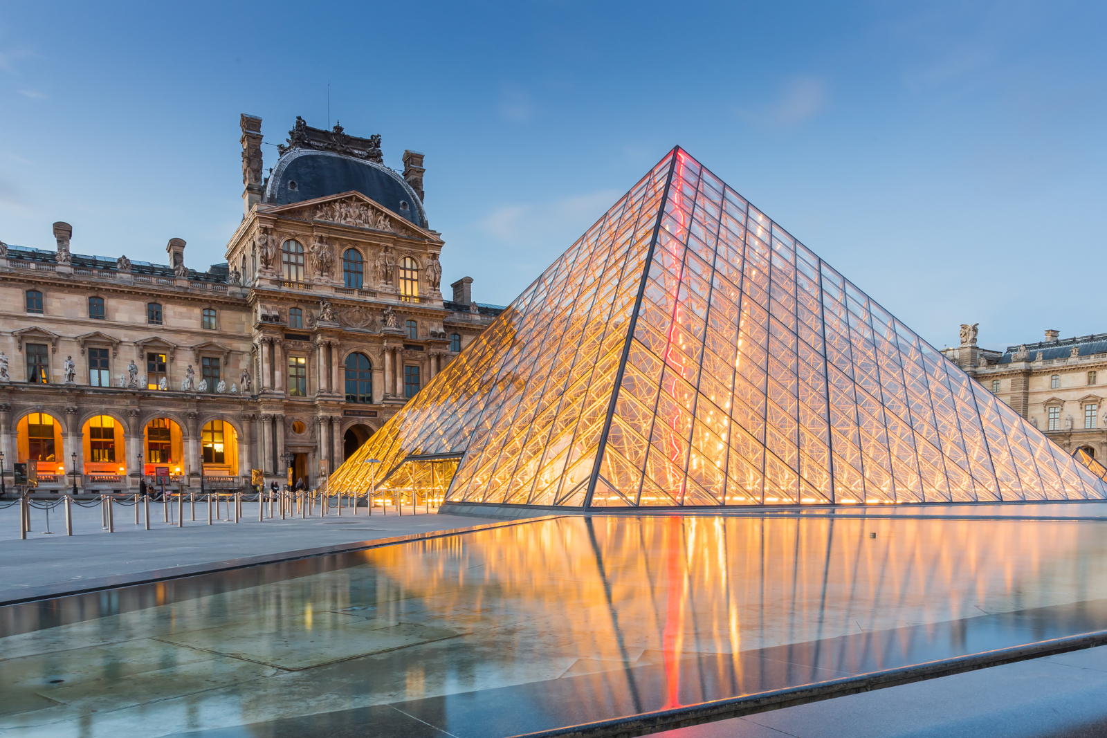 The Louvre Museum in Paris - Editorial Photo