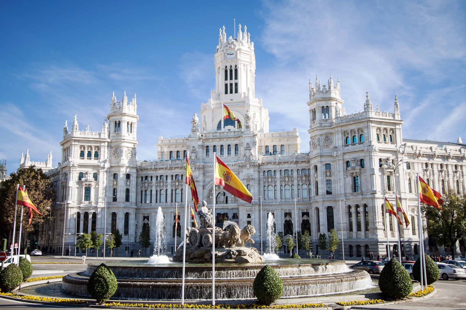 Palacio de Cibeles and Cibeles Fountain in Madrid, the capital of Spain - 175 Spain Trivia Questions and Answers From Easy to Hard