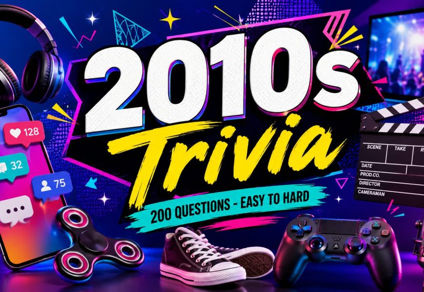 200 2010s Trivia Questions and Answers – Easy to Hard. How Many Can You Get Right? 200 2010s Trivia Questions and Answers – Easy to Hard. How Many Can You Get Right?