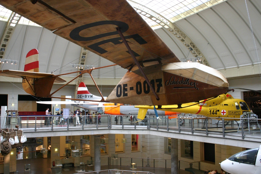 Airplane at Technisches Museum Wien - Vienna Museum of Science and Technology or Vienna Technical Museum as it is known