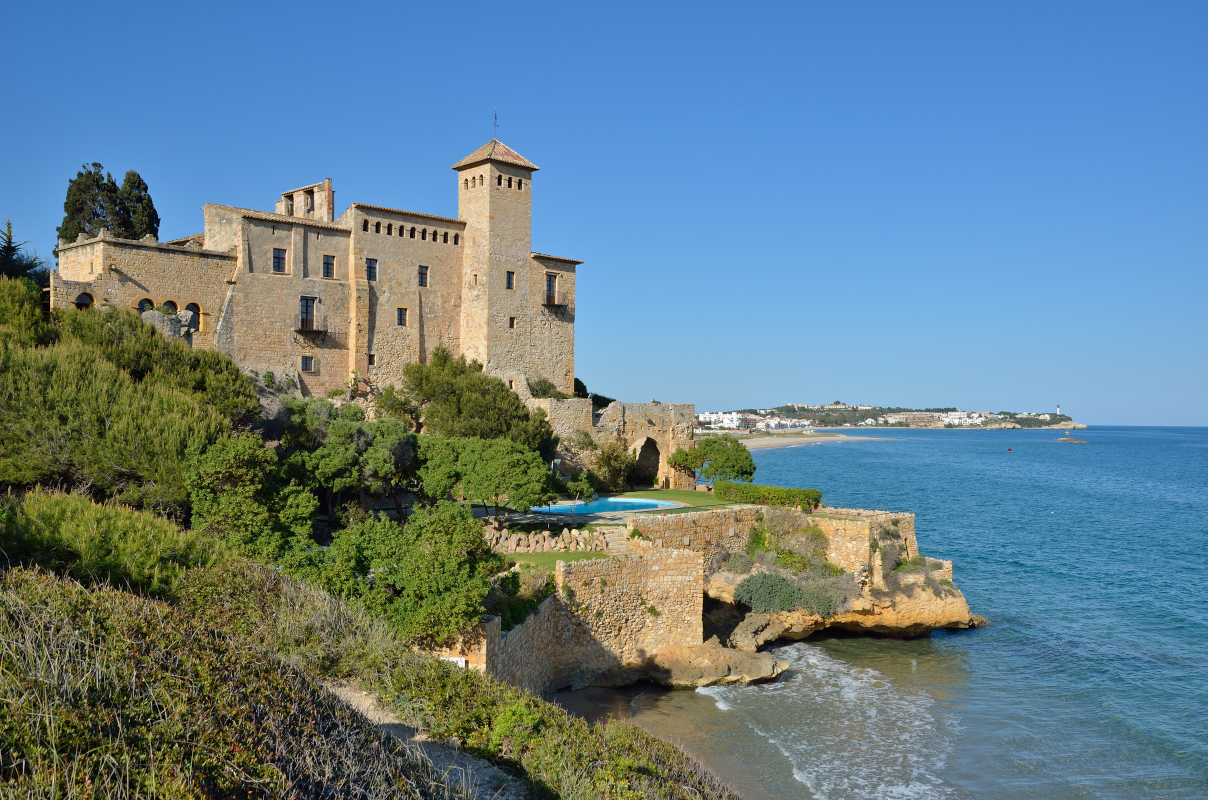 Hotel swimming pool in Salou on Spain's Costa Daurada