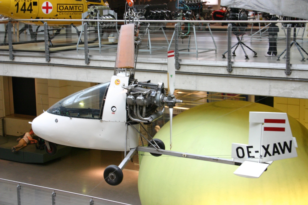 Helicopter at Technisches Museum Wien - Vienna Museum of Science and Technology or Vienna Technical Museum as it is known