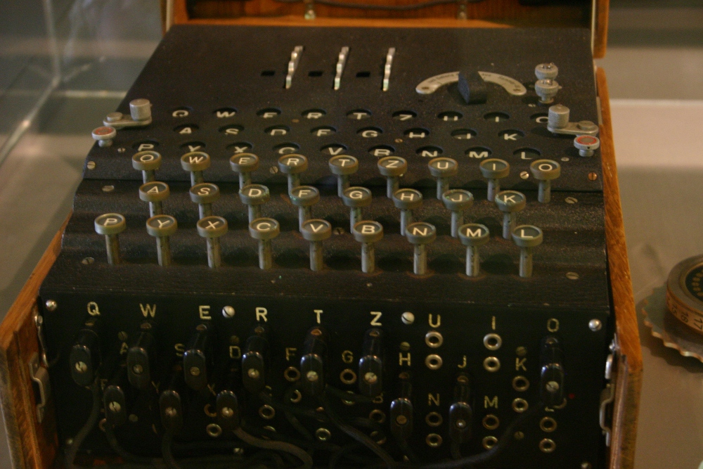 Enigma Machine at Technisches Museum Wien - Vienna Museum of Science and Technology or Vienna Technical Museum as it is known