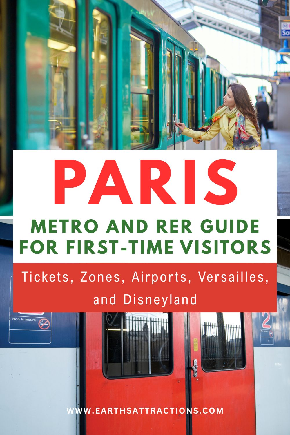 Paris Metro Guide for First-Time Visitors: Tickets, RER, Passes & Airport Tips. Visiting Paris for the first time? This Paris Metro and RER guide explains how to use the Paris Metro, how to buy Paris Metro tickets, which Metro pass is best for tourists, how Navigo Easy and Navigo Week work, and whether Paris Metro zones still matter. Find practical tips for CDG and Orly airport transportation, taking the RER C from Paris to Versailles, using the RER A to Disneyland Paris, Metro and RER transfers, ticket inspections, luggage, and common mistakes first-time visitors should avoid. Save this Paris transportation guide for your trip. #ParisMetro #ParisMetroGuide #ParisTravelTips #ParisTravel #ParisFrance #ParisRER #ParisTransportation #FranceTravel #Versailles #DisneylandParis Pin made with photos from Dreamstime