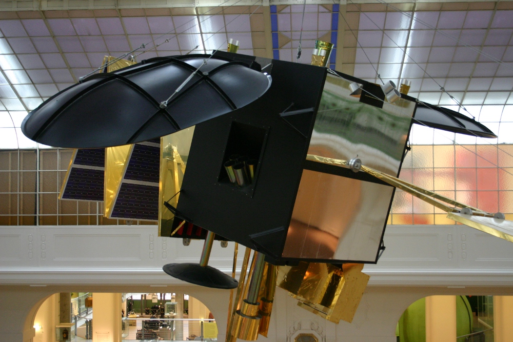 Satellite at Technisches Museum Wien - Vienna Museum of Science and Technology or Vienna Technical Museum as it is known
