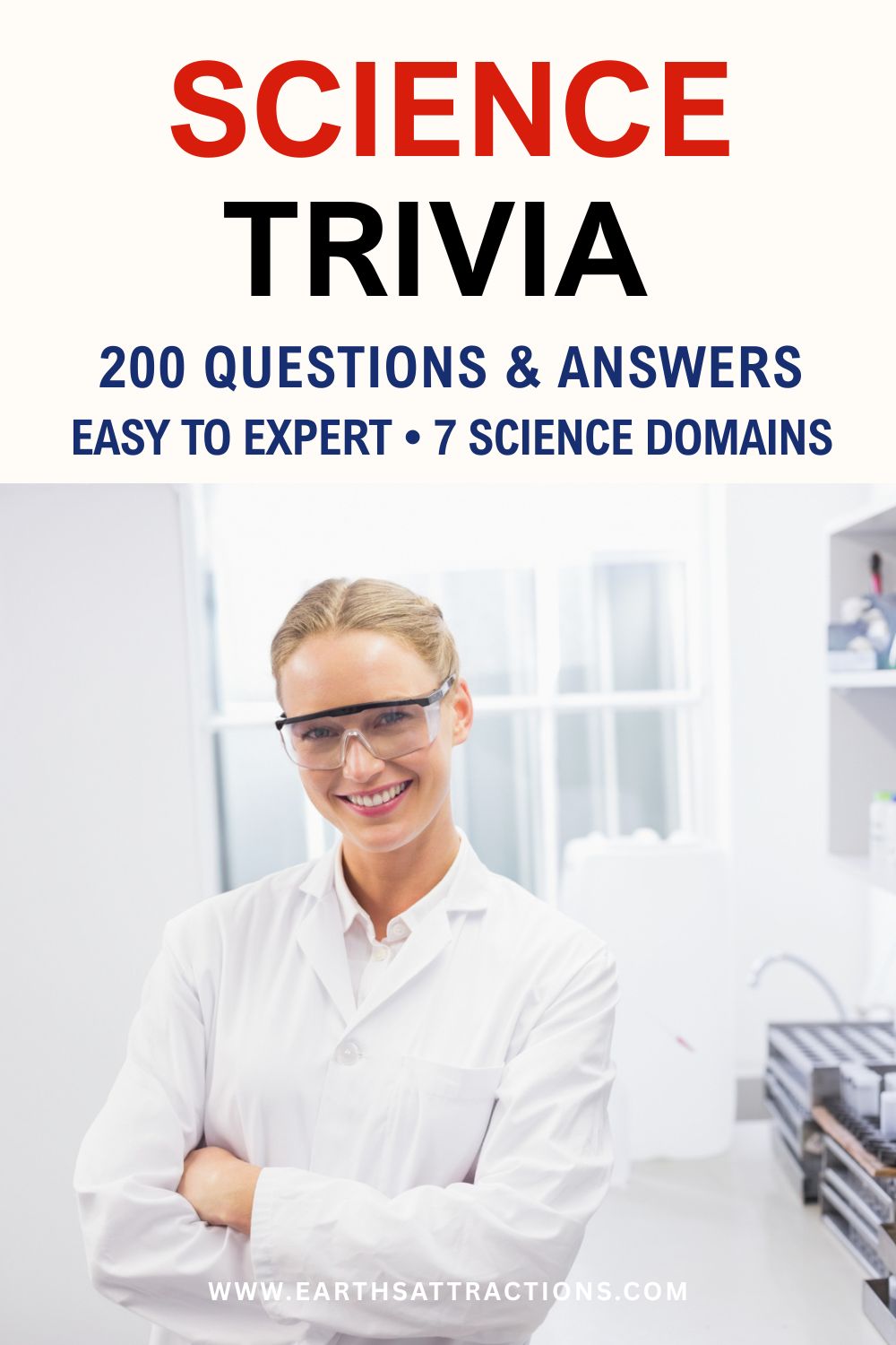 200 Science Trivia Questions and Answers for Adults - Easy to Expert. How much science do you really remember? Test yourself with 200 science trivia questions and answers arranged from easy to expert across biology, chemistry, physics, space and astronomy, Earth science, inventions and famous scientists. These science trivia questions for adults and teens are great for a quiz night, family game night or classroom challenge - whether you’re looking for easy science trivia, hard science trivia questions, general science trivia or science quiz questions and answers. How many can you get right? #ScienceTrivia #ScienceQuiz #TriviaQuestions #TriviaQuestionsAndAnswers #ScienceQuestions #GeneralKnowledge #QuizNight #BiologyTrivia #ChemistryTrivia #PhysicsTrivia #SpaceTrivia