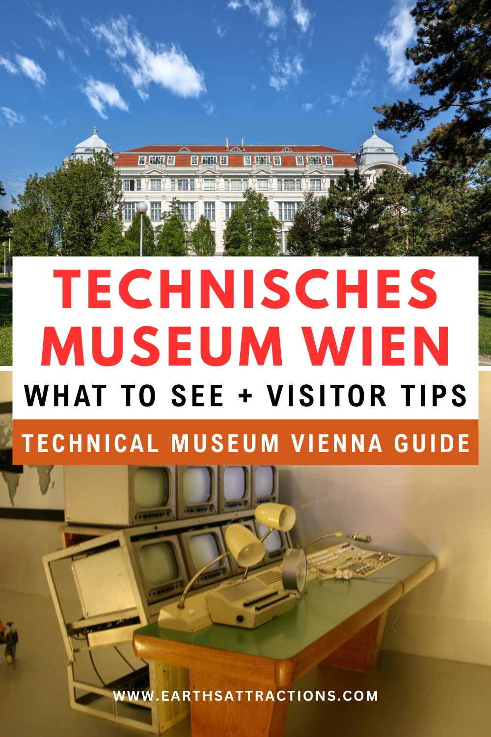 Technisches Museum Wien Guide: Exhibits, Tickets & Tips for the Technical Museum Vienna. Planning a Vienna trip? This detailed Technisches Museum Wien guide covers the best exhibits at the Technical Museum Vienna, including cars, locomotives, aviation, engines, the human body and hands-on displays. Find updated ticket prices, opening hours, how long to spend, mine tour details, transport tips, and an honest comparison with Deutsches Museum Munich. A useful guide for adults, couples, families, kids and teens looking for the best museums and things to do in Vienna, Austria. #TechnischesMuseumWien #TechnicalMuseumVienna #ViennaMuseums #BestMuseumsInVienna #ViennaTravel #ViennaTravelGuide #ViennaAustria #ThingsToDoInVienna #ViennaWithKids #AustriaTravel
