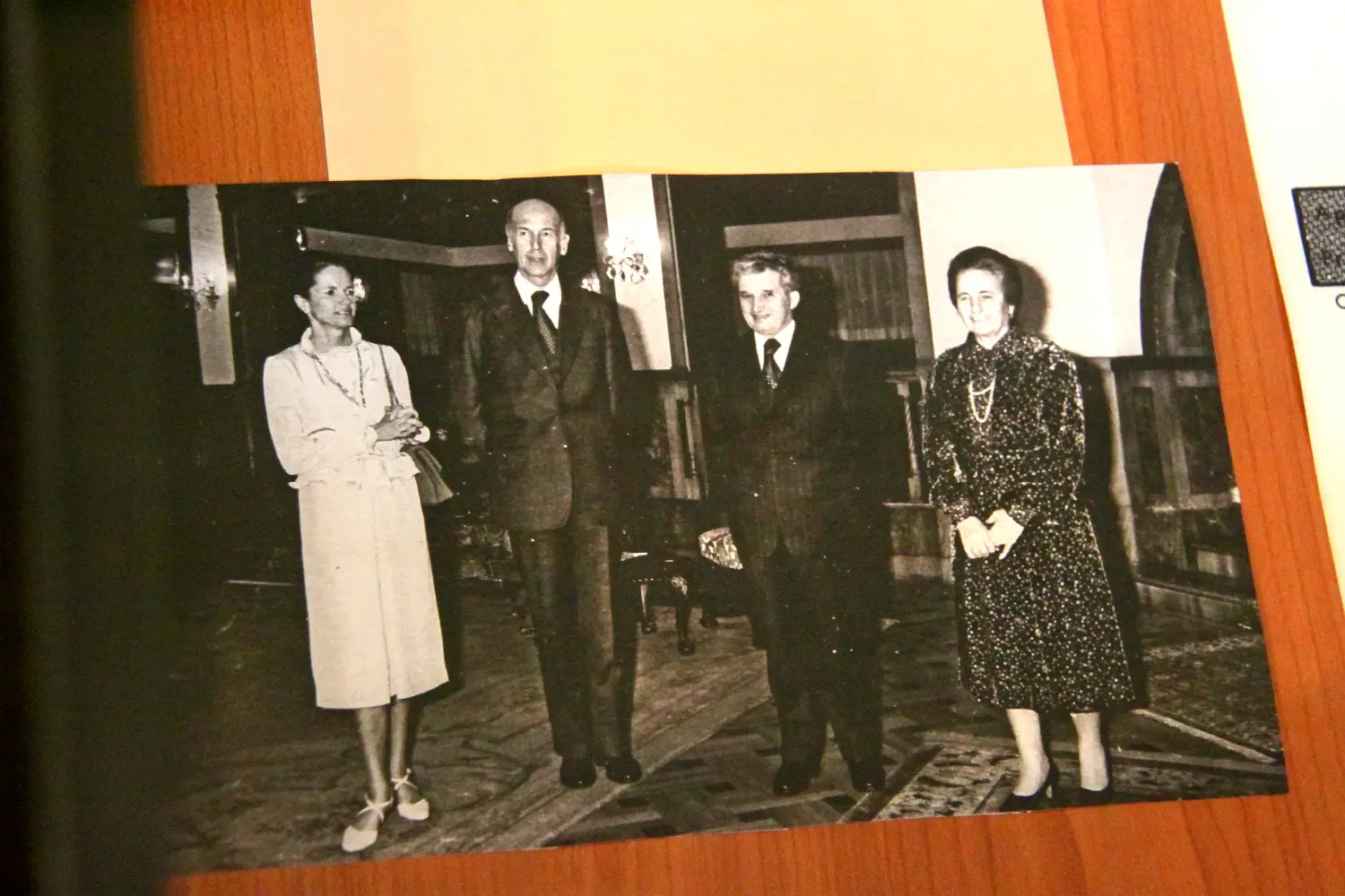 Nicolae and Elena Ceaușescu – the couple on the right