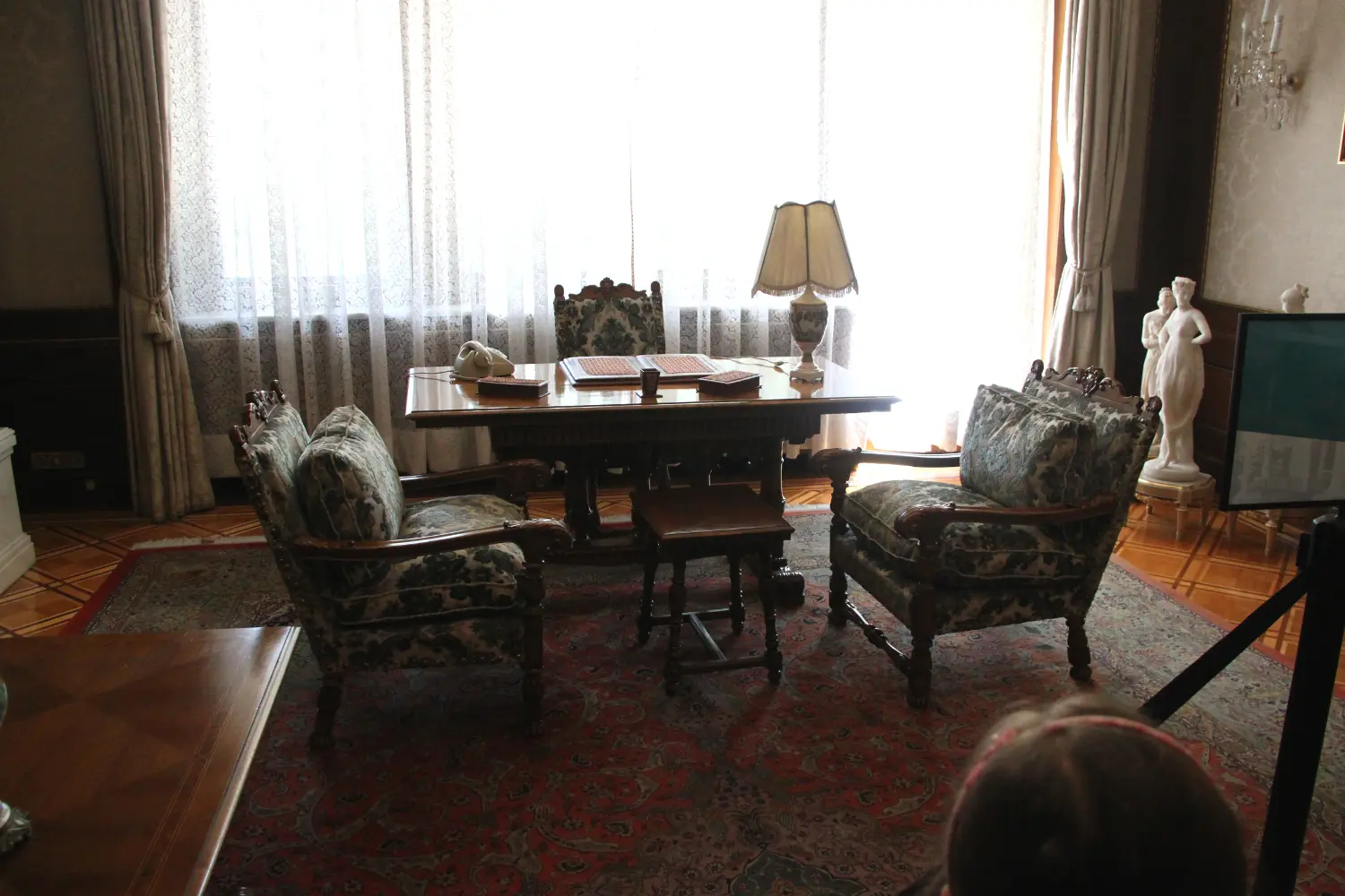 Valentin Ceaușescu’s office inside Ceaușescu Mansion