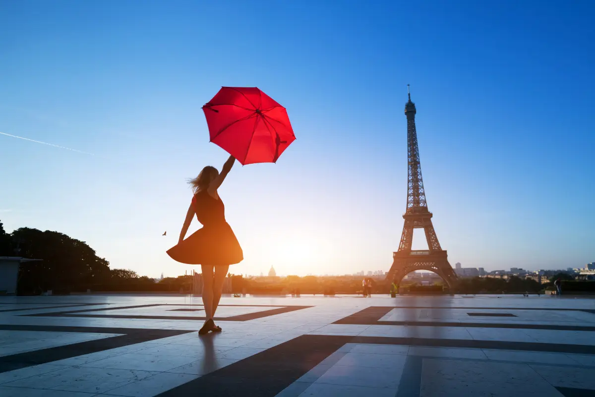 One of the top touristy things to do is visiting famous attractions, like the Eiffel Tower in Paris