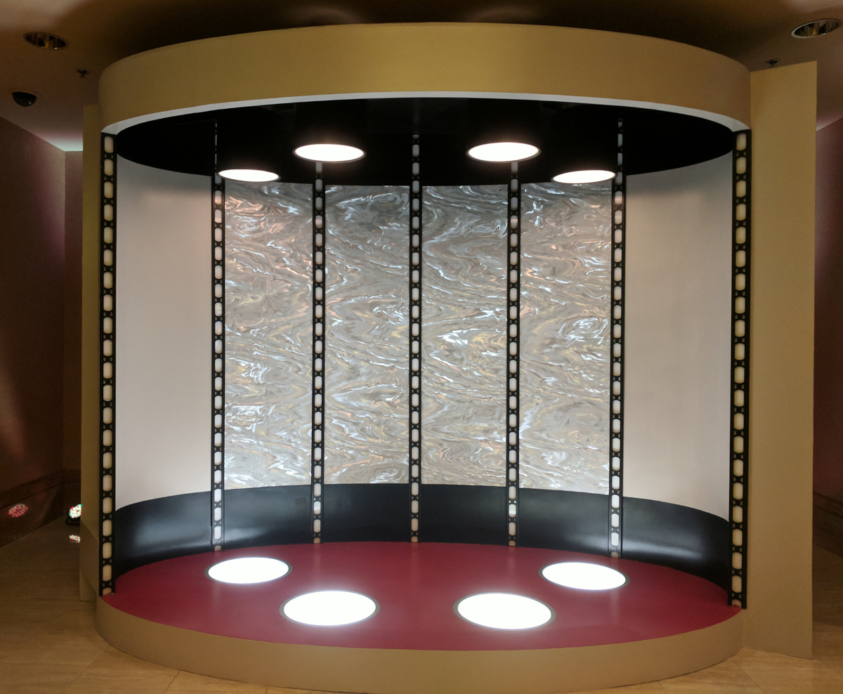 The Original Series life-size transporter at the Star Trek Convention in Las Vegas. Editorial photo