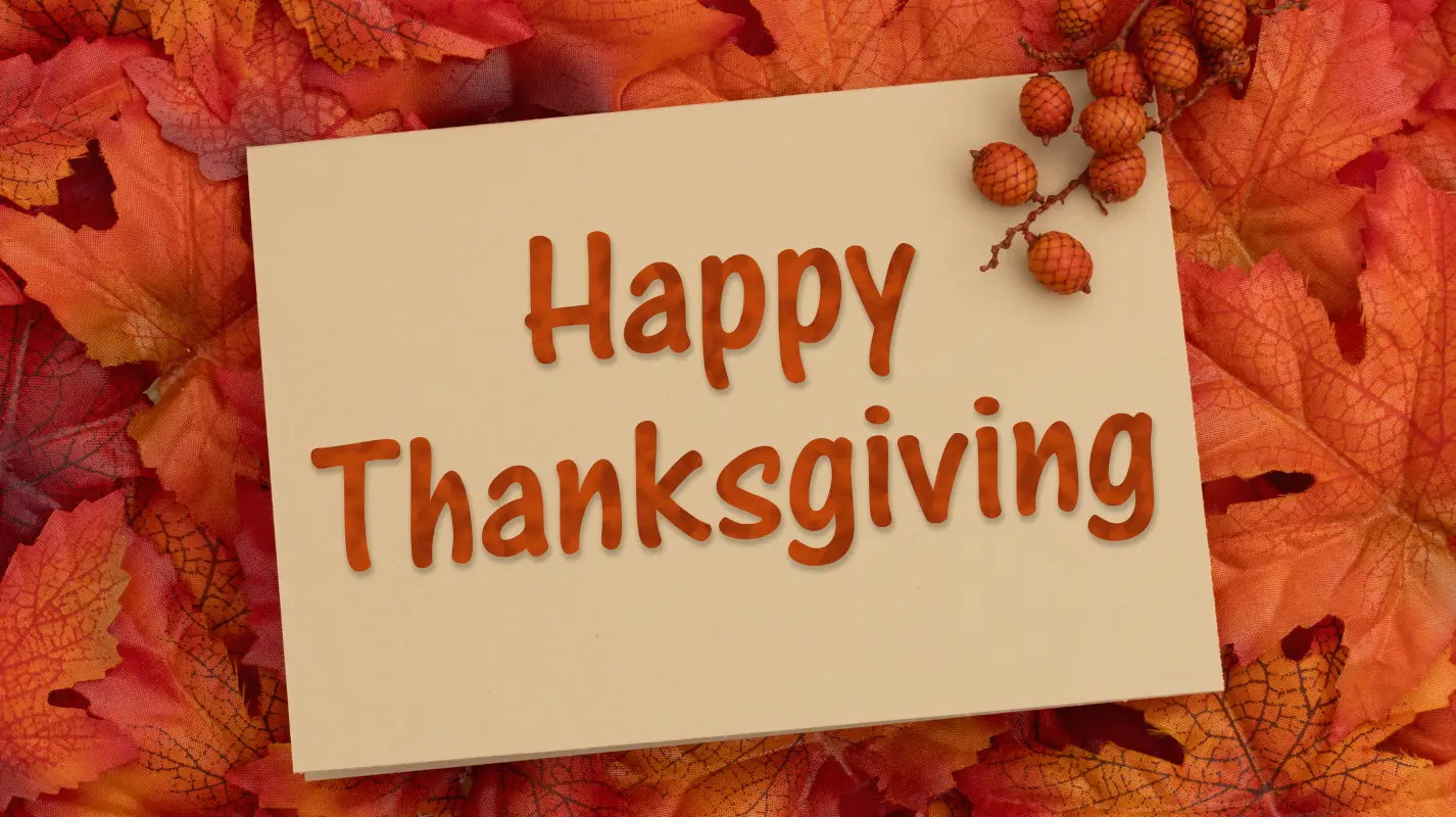 Happy Thanksgiving sign