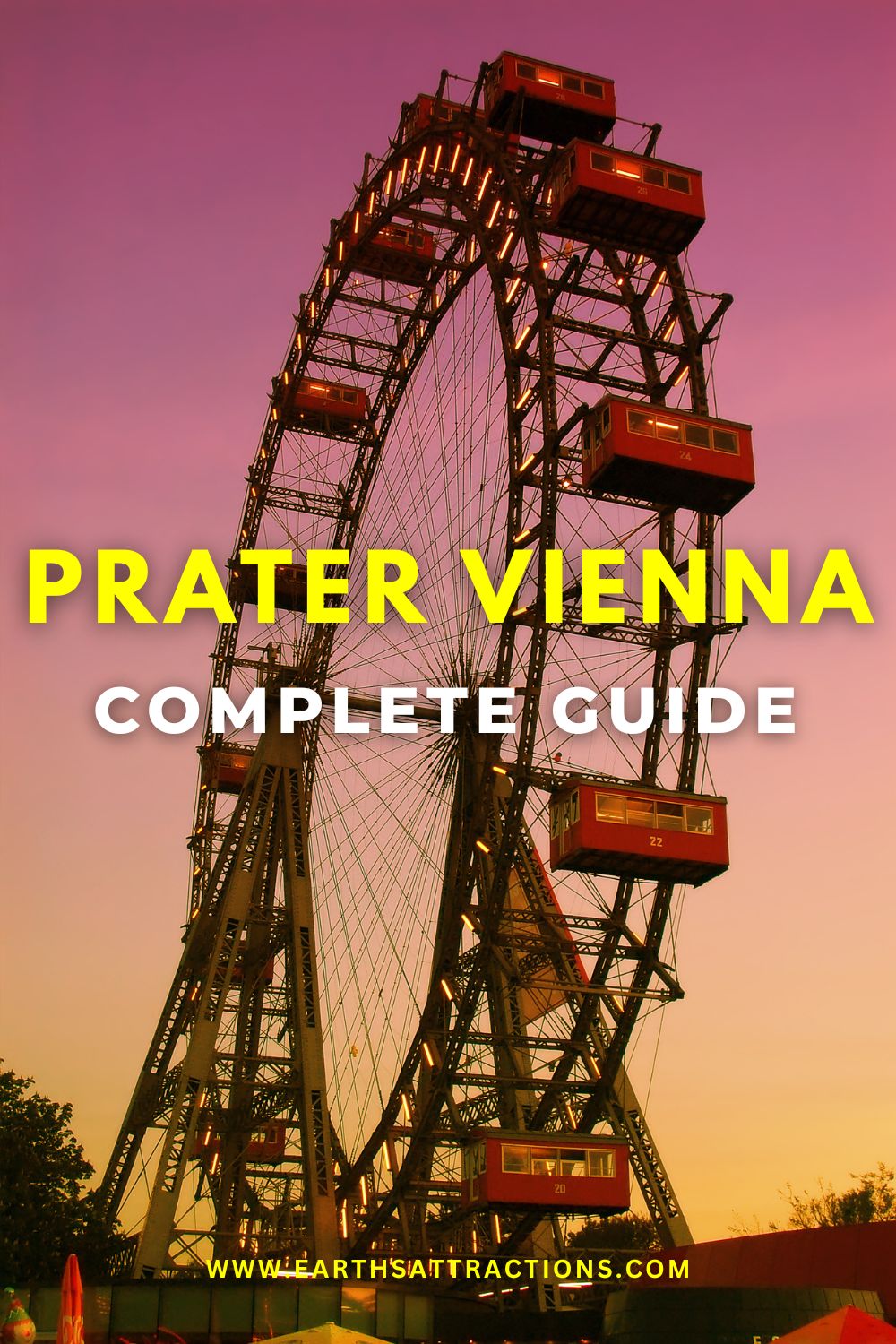 Prater Vienna Guide: Wiener Riesenrad, Rides, Prices & Tips. Planning a visit to Prater Vienna? My personal Prater Vienna guide covers the Wiener Riesenrad, rides and attractions, current prices, opening hours, how much time to spend, what to expect with kids and teenagers, cash vs card, and tips from my own visit. Find out what Prater is really like, what you can do even if you don't love roller coasters, and why Vienna's famous amusement park can cost much more than its free entrance suggests. #Vienna #ViennaTravel #VisitVienna #AustriaTravel #PraterVienna #ViennaPrater #WienerRiesenrad #ViennaAustria #EuropeTravel #AmusementPark #ViennaTips #TravelGuide Pin made with an image from Dreamstime