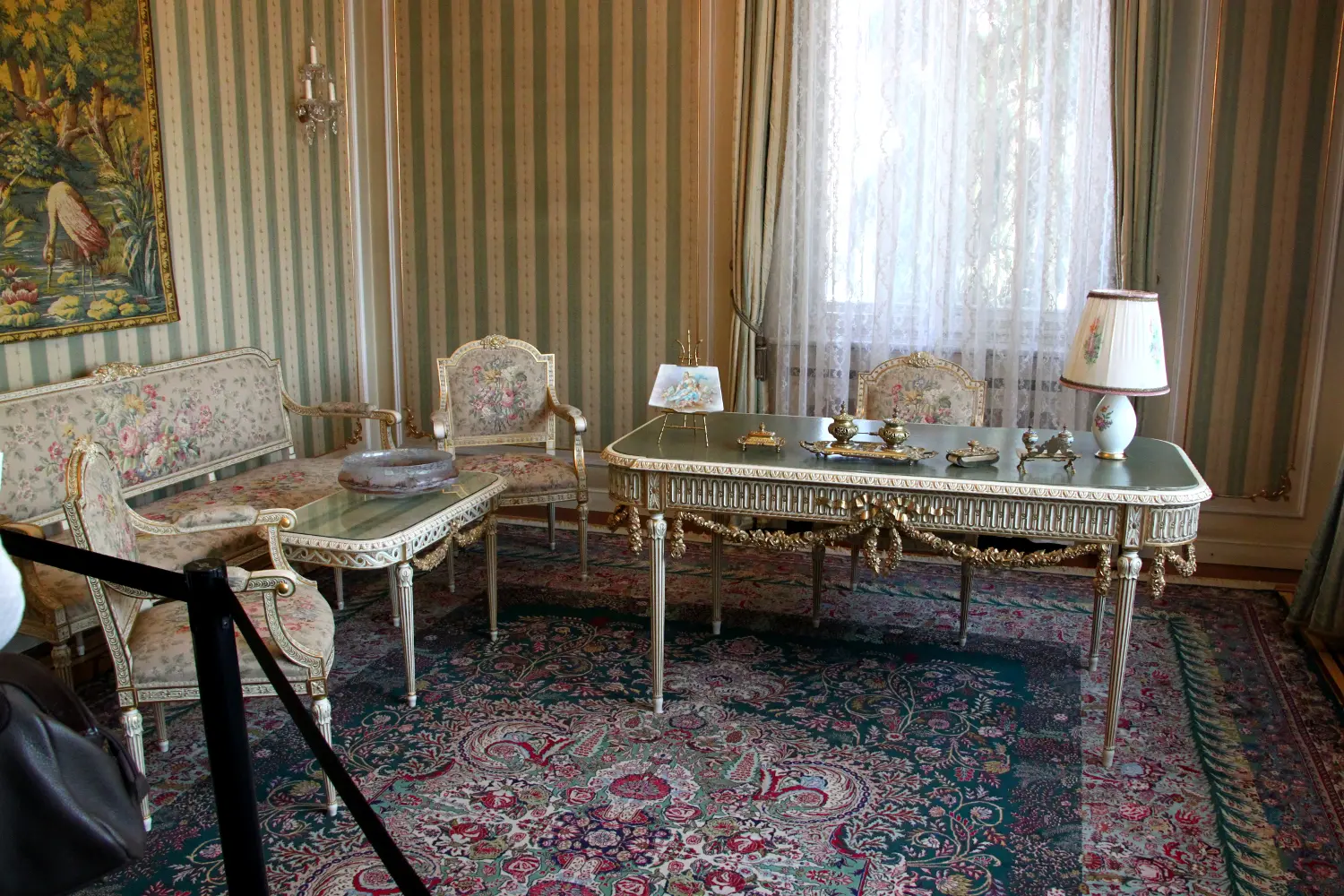 Zoia Ceaușescu’s office inside Ceaușescu Mansion
