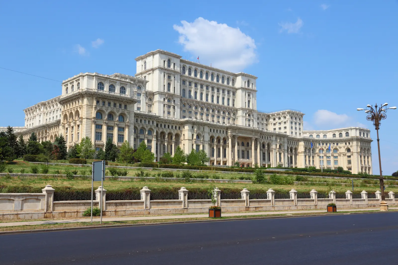 Bucharest, capital city of Romania. Palace of the Parliament